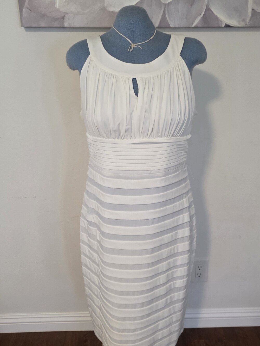 AA Studio AA White Sleeveless Dress